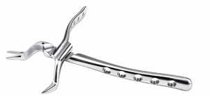 Pinzas de Extracción Dental de Raíz Superior, Instrumento Quirúrgico Reutilizable de Acero Inoxidable Pulido Manualmente, con Mangos Ergonómicos Texturizados - Product Image 3