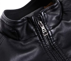 Veste en cuir pour homme, nouvelle et élégante, style vintage en cuir de crocodile embossé, veste en toile pour la saison d'automne - Product Image 2