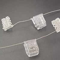 Joint de sécurité en plastique personnalisé pour compteurs d'eau raccord sécurisé avec fil pour la sécurité du compteur