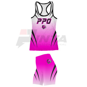 Uniforme de pom-pom girl de qualité supérieure uniforme de pom-pom girl de couleur unie uniforme de pom-pom girl en matériau durable - Product Image 3