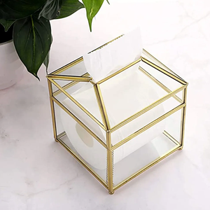 Acrylic <b>Tissue</b> <b>Box</b> Desktop Facial <b>Tissue</b> <b>Box</b> Paper Organizer <b>Holder</b> Cover Brass designing Crafts acrylic <b>Tissue</b> <b>Box</b> - Product Image 6
