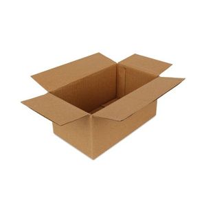 Boîtes ondulées durables marron de 12x10x8 pouces à 3 plis, matériaux recyclés étanches et recyclables pour utilisation dans les supermarchés, rectangle - Product Image 1