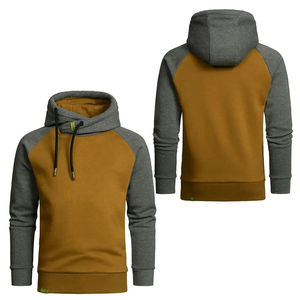 Sweat à capuche pour homme à manches longues, coupe ajustée, style streetwear, avec logo brodé, motif uni, sweat à capuche d'hiver pour garçon, vente en gros - Product Image 1