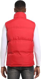 Casual Winter Puffer <b>Jacket</b> with Stand Collar and Zipper Closure <b>Canvas</b> Quilted <b>Jacket</b> OEM Service Available - Product Image 2