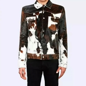 Nouvelle mode de vestes chaudes d'hiver en cuir de vachette veste en cuir de vachette de haute qualité pour hommes de différentes tailles. - Product Image 1