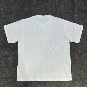เสื้อยืดแขนสั้นผ้าฝ้ายหนาน้ำหนักมาก พิมพ์ลายตัวอักษร สไตล์ลำลองสำหรับผู้ชาย แบบ OEM ที่สามารถปรับแต่งได้ - Product Image 1