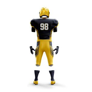 Uniforme de football américain Ensemble de vêtements de sport sur mesure Tissu durable à double point Usine OEM ODM Fournisseur Pakistan - Product Image 6