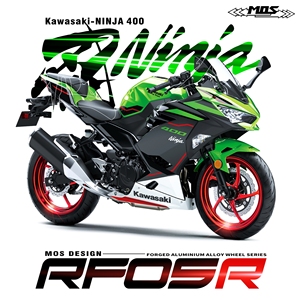 Jante en alliage d'aluminium forgé MOS RF05R pour Kawasaki Ninja 400 / Z400 2018-2025 et Ninja 500 / Z500 2024-2025 - Product Image 5