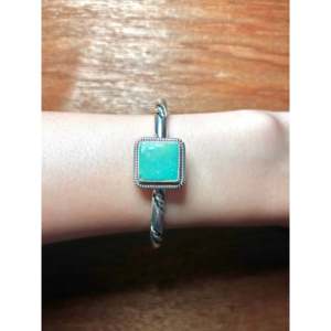 Wydell Billie Kingman Turquoise & Sterling <b>Silver</b> Fashion <b>Cuff</b> <b>Bracelet</b> - Product Image 5