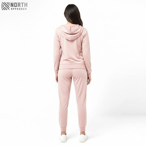 Chándal de moda para correr de alta calidad para mujer/ropa informal talla adulta chándal liso con cremallera para mujer de lujo - Product Image 2