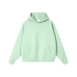 Sudadera con Capucha de Alta Calidad para Hombre, Corte Regular, Felpa Gruesa, Hombros Caídos, Personalizable, Lisa, para Invierno, de Algodón/Poliéster - Product Image 2