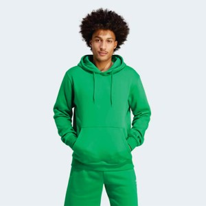 Sweats à capuche surdimensionnés en coton épais et uni de haute qualité cordes personnalisées Logo personnalisé unisexe sweats à capuche pour hommes de grande taille - Product Image 1