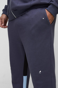 Pantalones de chándal ajustados y cónicos para hombre, informales, de lona ligera, cintura media, bolsillos con cremallera, Parte delantera plana, disponibles con servicio OEM - Product Image 6