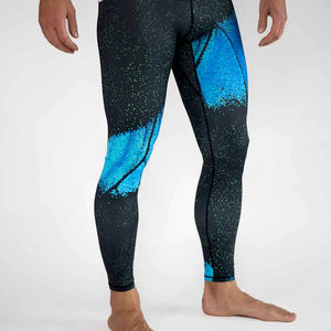 Mallas de compresión con logotipo personalizado para hombre, ropa deportiva elástica a la moda, cierre elástico, entrenamiento de gimnasia - Product Image 1