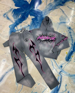 Survêtements hommes Style Vintage 100% coton polaire soleil délavé lavé DTF transfert de chaleur posséder votre Logo OEM Streetwear sweats à capuche - Product Image 6