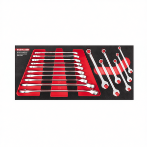 Jeu de clés à douille combinées Usag de 16 pièces, clés à douille bicolores - Product Image 2