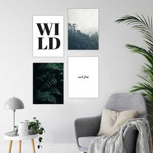 Conjunto de impresiones artísticas modernas de la selva en formato DIN A4 - Product Image 4