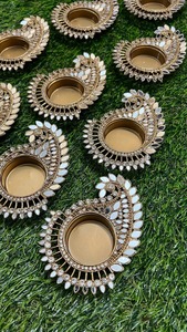 Bracelet chauffe-plat bougeoir noël nuit fête décor mariage décoration Festival événement indien décoratif Table pièce maîtresse - Product Image 3