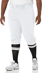 Pantalones de poliéster verde sólido de corte ajustado para hombre con cierre de hebilla de cinturón morado - Product Image 6