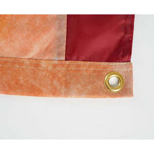 ธงชาติอเมริกันแบบย้อมสีชา ขนาด 3x5 ฟุต ปักลายแบบวินเทจ ธงชาติสหรัฐอเมริกาแบบดั้งเดิม ย้อมสีชา  ธงประวัติศาสตร์ พร้อมห่วงโลหะทองเหลือง 2 อัน - Product Image 4