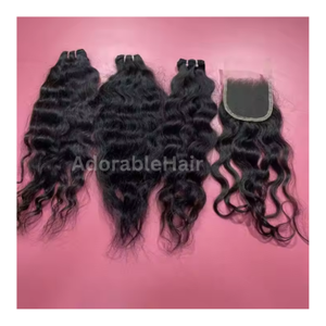 Las mejores extensiones de cabello humano indio virgen crudo, proveedor mayorista alineado con cutícula en India - Product Image 3