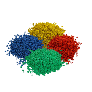 Granulés de caoutchouc élastique EPDM de haute qualité pour la protection des terrains de jeux, super sûrs, 1-4 mm, écologiques, non toxiques, multicolores, amortissants - Product Image 1