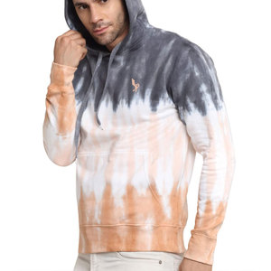 Sweat-shirts d'hiver pour hommes en coton 100% respirant imperméable coupe-vent Impression numérique décontractée Tie Dye - Fabrication de haute qualité - Product Image 3