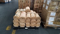 Rollo de Mimbre de Ratán Tejido para Sillas, Proyectos de Tapicería de Muebles, con Láminas de Ratán Tejidas Pulidas y con Acabado Natural