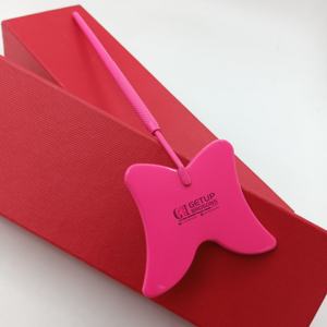 Miroir professionnel pour extensions de cils en acier inoxydable avec revêtement en poudre rose, design papillon, nouveau style, logo personnalisé, outils de beauté - Product Image 1