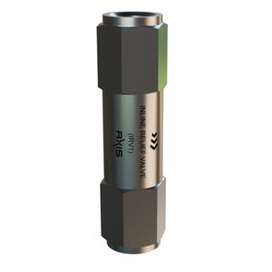 Vanne de sécurité en ligne Axis IRV1 SS316 10 bars pour systèmes de gaz de manipulation d'échantillons en instrumentation 1/4 pouce NPT-F - Product Image 2