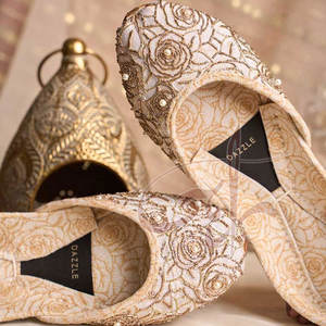 Meilleure qualité, Khussa léger, nouveau design, broderie dorée, semelle extérieure en cuir véritable antidérapante, prix de gros bon marché - Product Image 2