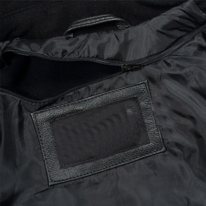 Veste en satin pour hommes OEM Polyester Bomber Biker Raglan Sleeve Snap Closure Winter Casual Winter Jacket for men - Product Image 3