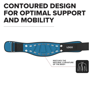 Emballage personnalisé de fermeture de boucle de crochet de Protection professionnelle de ceinture de levage d'EVA résistante pour la musculation d'haltérophilie de gymnase - Product Image 2