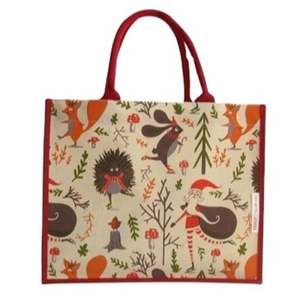 Bolsas de yute reutilizables personalizadas Bolsas de compras de Yute natural ecológicas y sostenibles de moda para bodas - Product Image 5