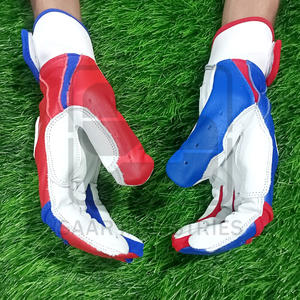 Best-seller Gants de baseball professionnels à manchette courte Nouveau gant de frappeur de sport en cuir véritable avec manchette de frappeur souple - Product Image 6