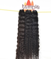 Ekstensi Rambut Manusia Asli India Tamil Nadu Remy Grosir, Kutikula Tersusun Rapi, Virgin Bundle, Double Weft, Gelombang, Untuk Sambungan Rambut