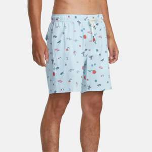 Pantalones cortos de cintura elástica de secado rápido para hombre: pantalones cortos de baño ligeros, cómodos y elegantes para playa, surf y ropa informal - Product Image 4