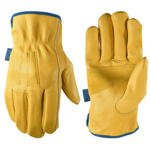 Assembly Safety <b>Gloves</b> Lightweight Fabric Wholesale Price Goat Grain Leather Waterproof Heat Resistant Durable <b>Moisture</b>-Wicking - Product Image 4