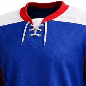 Ensemble de maillots de hockey sur glace personnalisés, uniforme d'équipe, maille respirante, impression par sublimation, fabricant OEM ODM en gros - Product Image 5