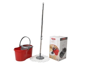 <b>Floor</b> Cleaning <b>Mop</b> Set High Quality <b>Mop</b> Bucket Set High Quality Microfiber <b>Mop</b> Cleaning Product Wholesale Best Price Red Color - Product Image 6