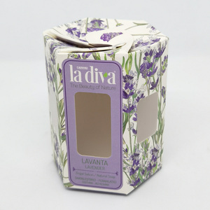Boîtes d'emballage de savon de luxe en gros avec fenêtre, laminage mat, gaufrage, revêtement UV - Product Image 1