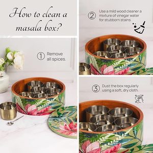 ที่เก็บเครื่องเทศไม้ธรรมชาติพิมพ์ลายทันสมัย คุณภาพสูง เป็นมิตรกับสิ่งแวดล้อม ปรับความละเอียดได้ ช่องเก็บของกว้างขวาง ล้างในเครื่องล้างจานได้ - Product Image 4