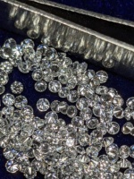 Diamants naturels en vrac de qualité VS-EF, de 0,80 mm à 1,25 mm, pour la fabrication de montres de luxe pour hommes et de bracelets pour couples