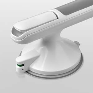 Barra de seguridad para ancianos, con ventosa fuerte, instalación sin taladro, antideslizante, de plástico resistente, para baño, de acero, 1 unidad - Product Image 2