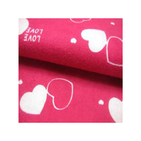 Tissu en flanelle de coton peigné tissé épais et brossé, motif floral, personnalisable pour sacs de filles - Vente en gros