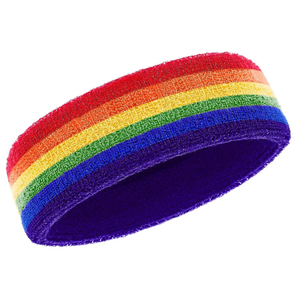Custom Woven Luxury <b>Sports</b> Multicolor Professional Protection Dry Non-Slip <b>Headband</b> Basketball Football Badminton Bicycle Cotton - Product Image 3