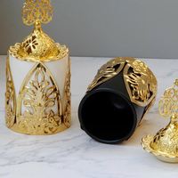 Pembakar dupa bergaya trendi desain baru mewah Arab, pembakar dupa kayu custom / Mabkhara desain floral berkualitas tinggi