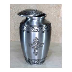 Nuevo aspecto con precio razonable Artesanías Urna para cenizas para mujeres Accesorios funerarios Urna de latón Artesanía de cremación en La India - Product Image 6