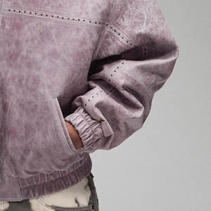 แจ็คเก็ตหนังทรงสลิมทันสมัย ลุคโมเดิร์นสำหรับผู้ชาย แจ็คเก็ตหนังสไตล์วินเทจ ดูดีเหนือกาลเวลา - Product Image 5