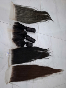 Fungmi ส่วนต่อขยายเวียดนามสำหรับผู้หญิงขนาด13X6ลูกไม้ด้านหน้า5x5ปิดกระดูกสีน้ำตาลตรงโปร่งใสเด้งได้ - Product Image 6